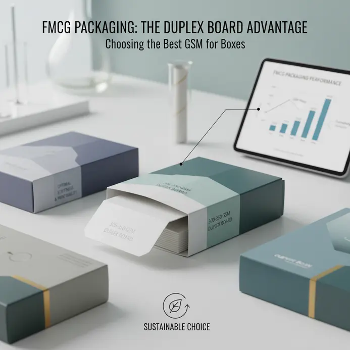 Best GSM Duplex Board Option for FMCG Packaging Boxes