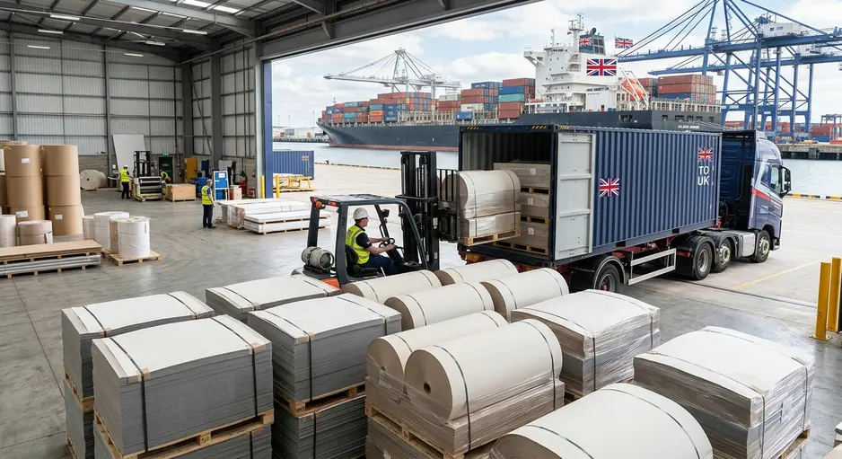 Premium Duplex and Triplex Board Exporter to UK